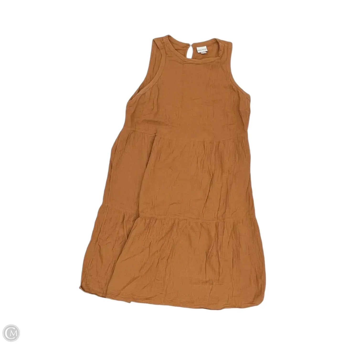 Dress Casual Midi By Ava & Viv In Brown, Size: 1x
