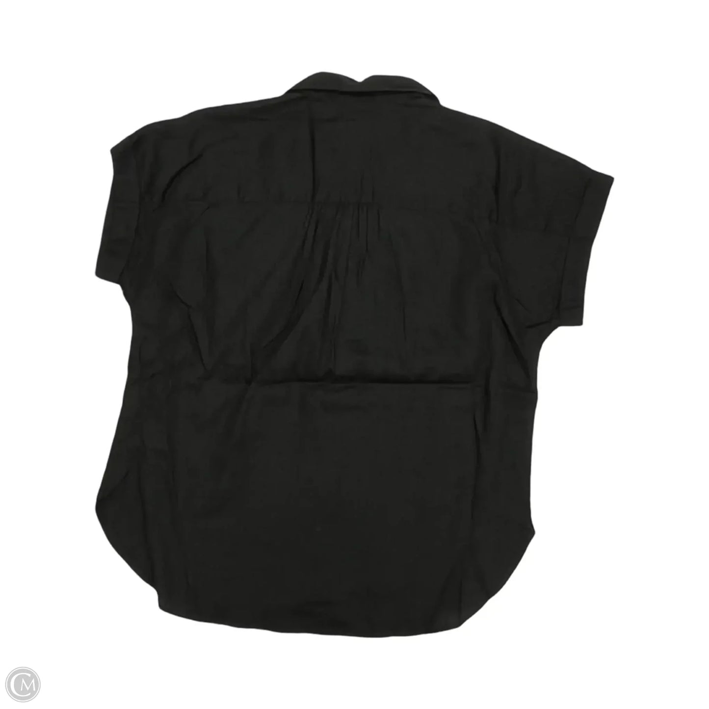 Top Short Sleeve By Time And Tru In Black, Size: M