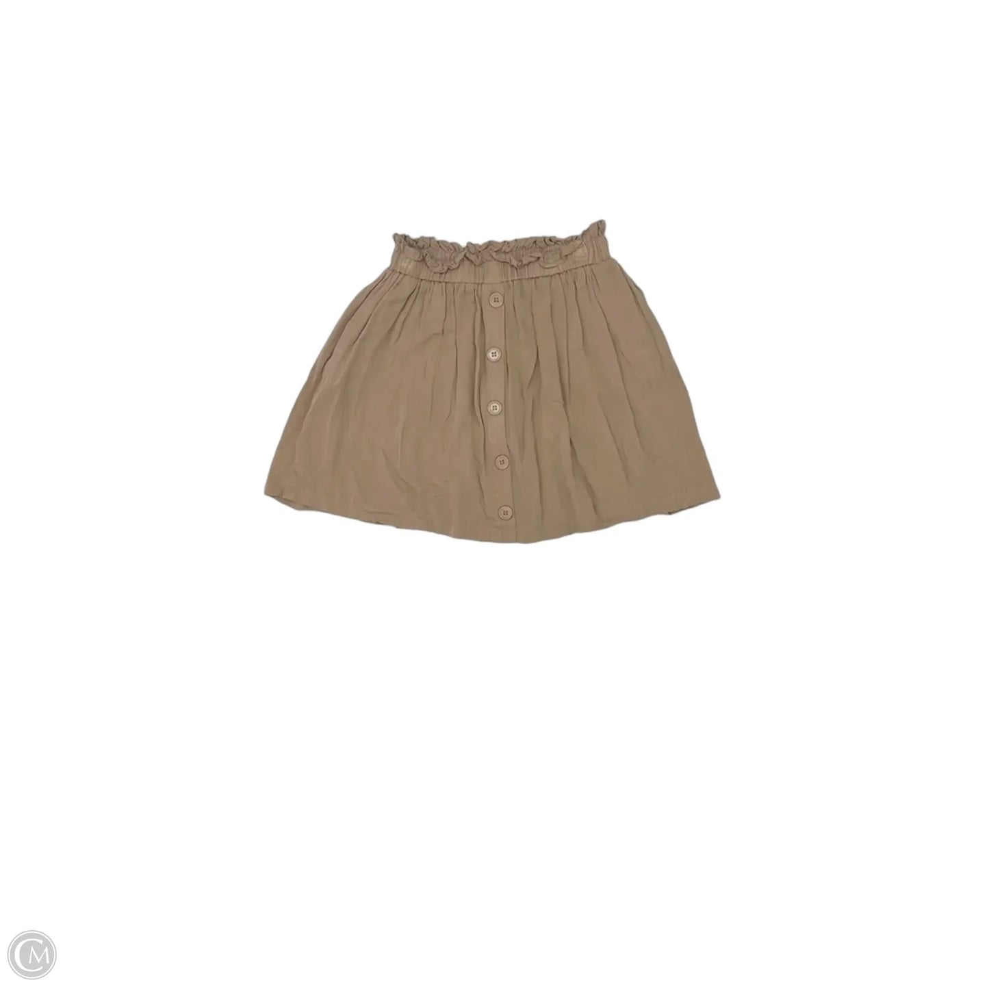 Skirt Mini & Short By Cme In Tan, Size: S