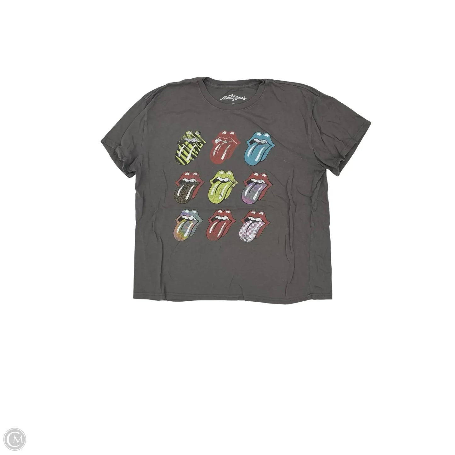 Top Short Sleeve By Clothes Mentor In Grey, Size: Xl