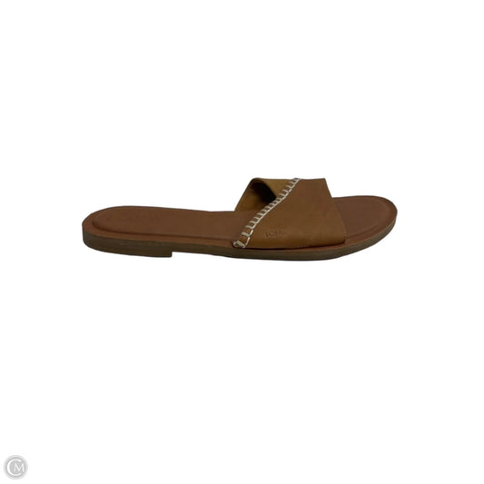Sandals Flats By Toms In Brown, Size: 10