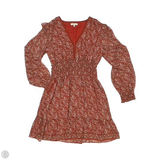 max studio dresses red Max Studio Red V-Neck Maxi Dress