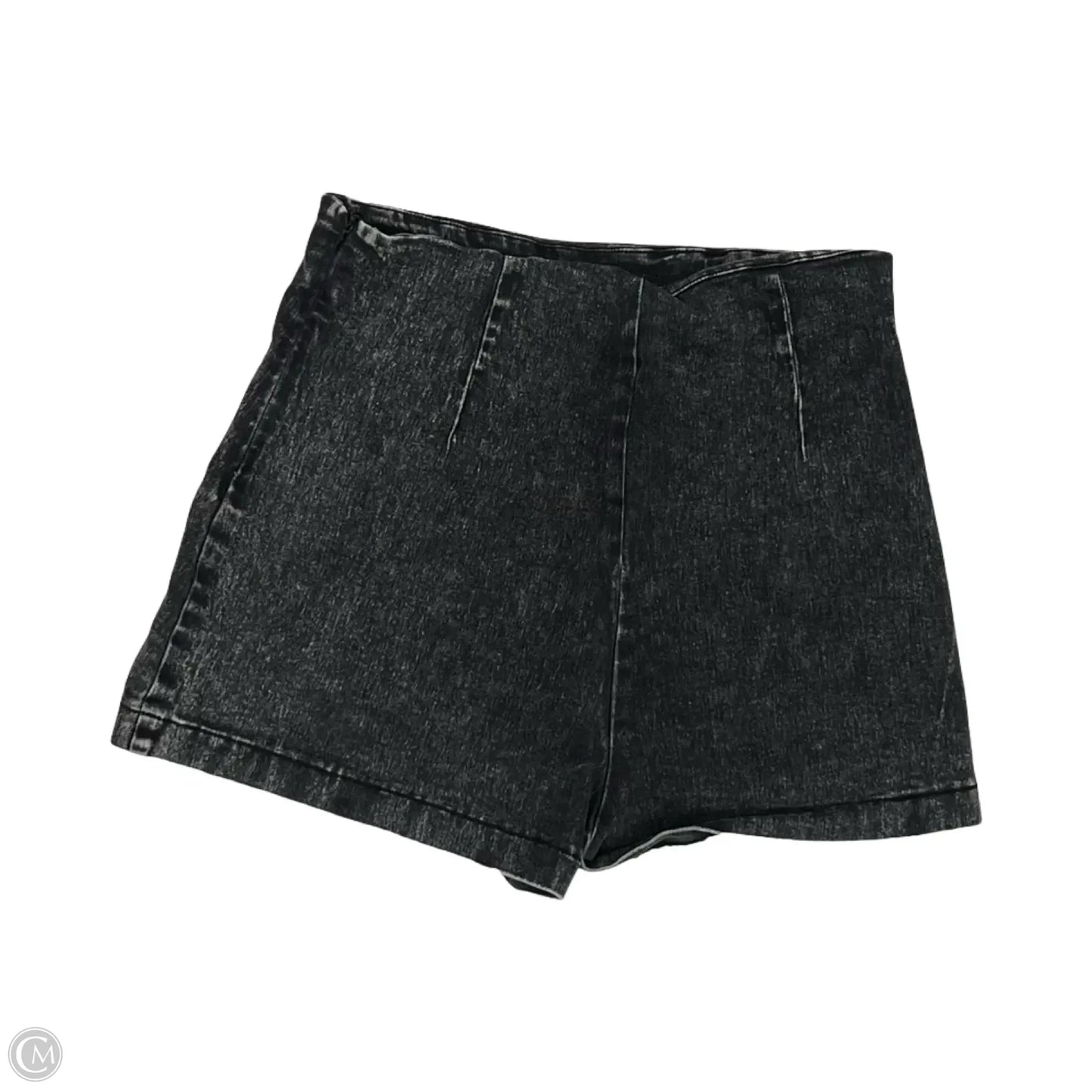 Skort By Flying Tomato In Black Denim, Size: M