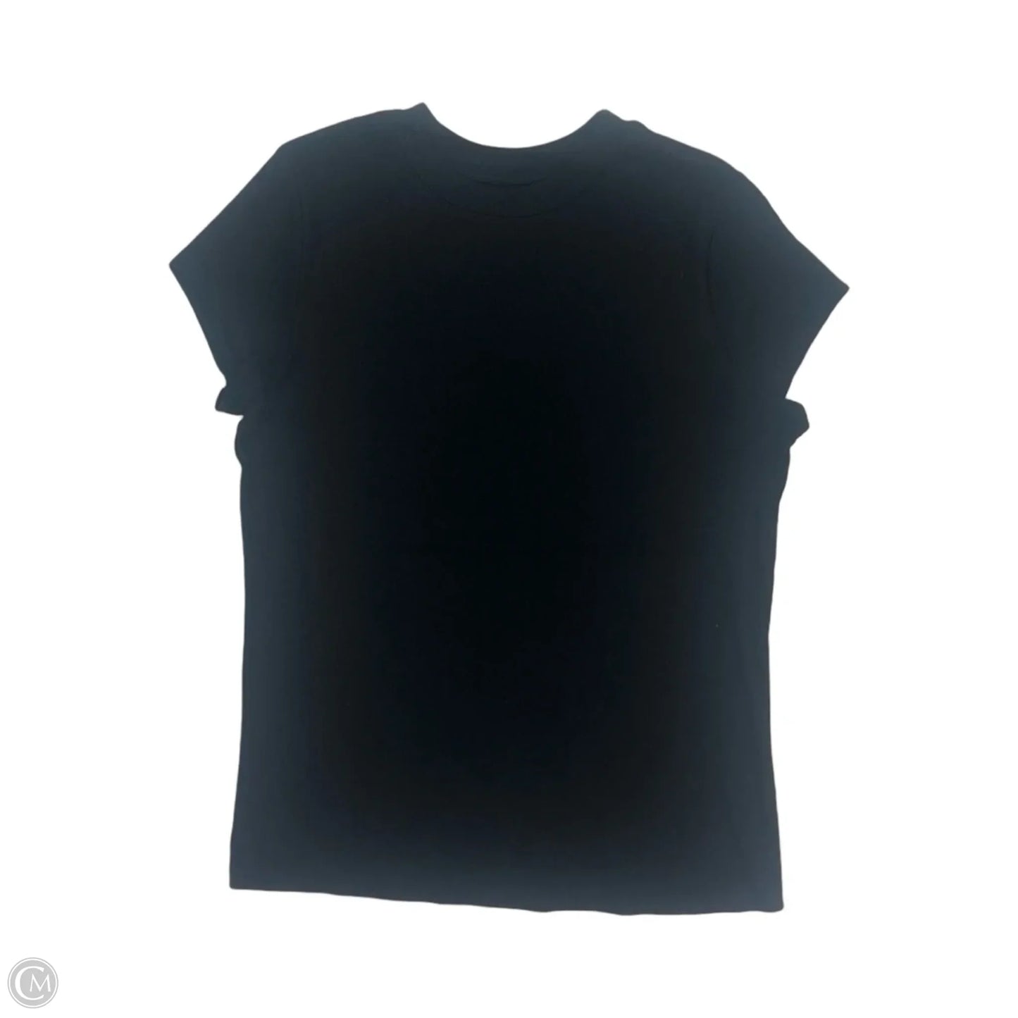 Top Short Sleeve Basic By A New Day In Black, Size: Xl