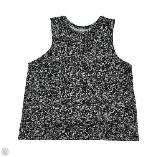 Top Sleeveless By Nine West In Black & White, Size: Xxl