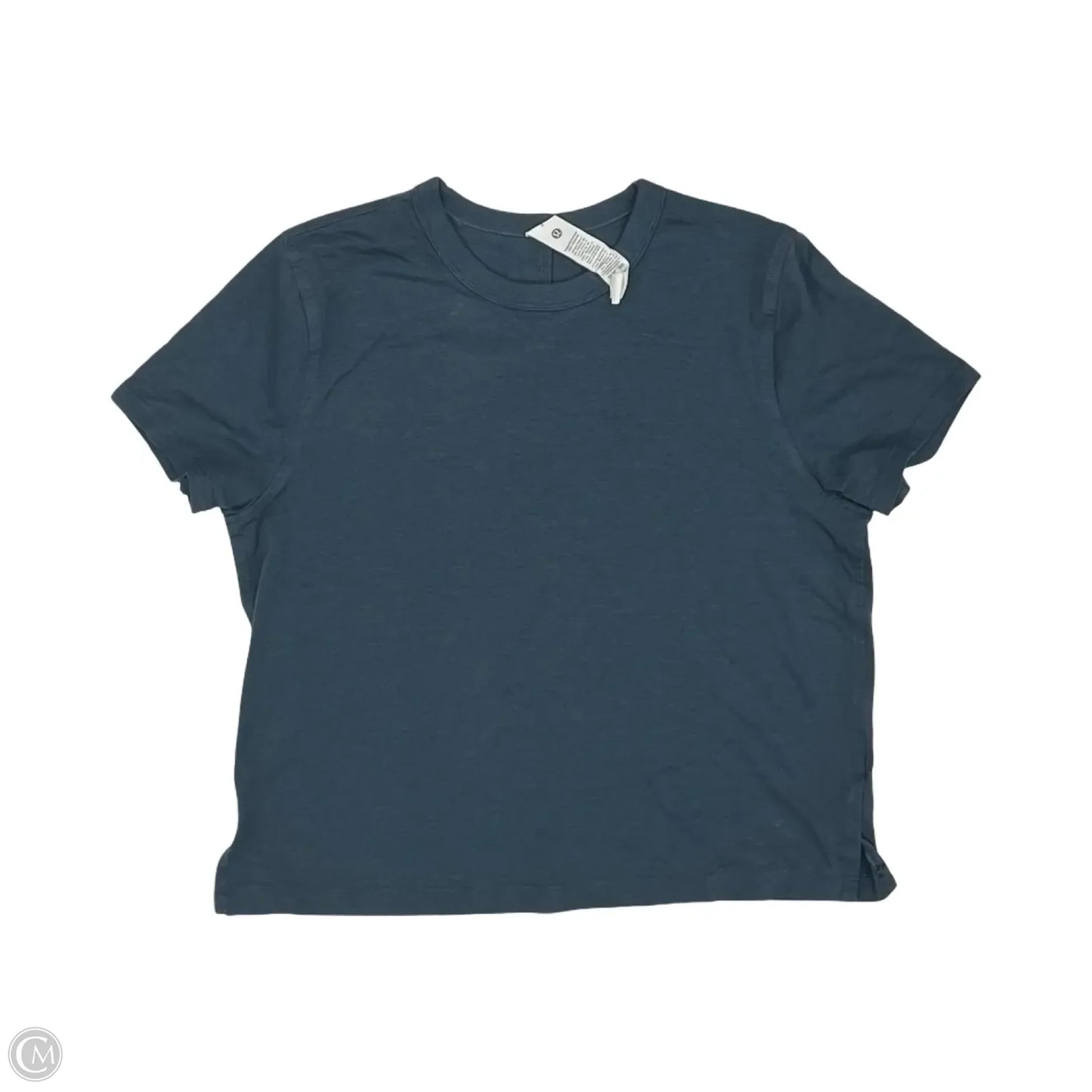 Athletic Top Short Sleeve By Lululemon In Blue, Size: S
