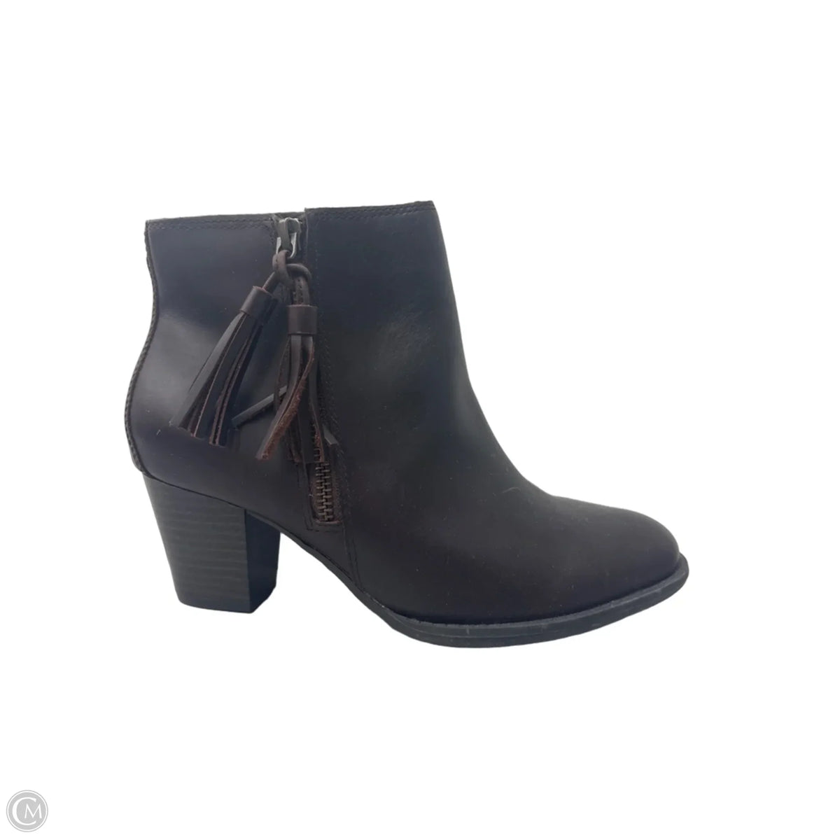 Boots Ankle Heels By Vionic In Brown, Size: 7