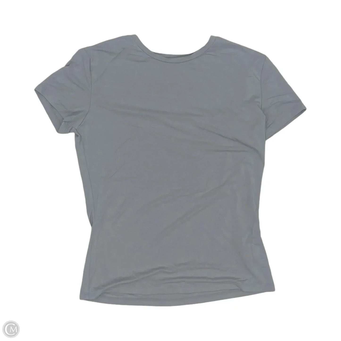 Top Short Sleeve Basic By Clothes Mentor In Grey, Size: M