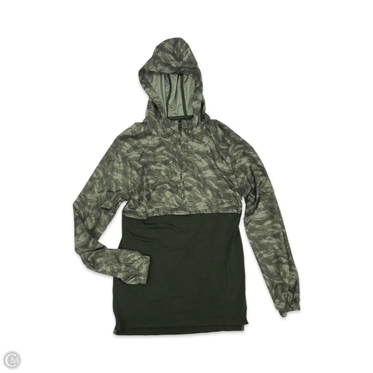 Athletic Jacket By Under Armour In Green, Size: S