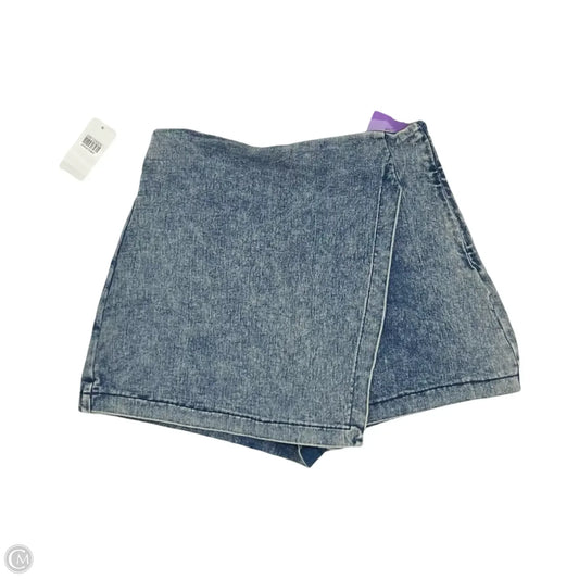 Skort By Jealous Tomato In Blue Denim, Size: M