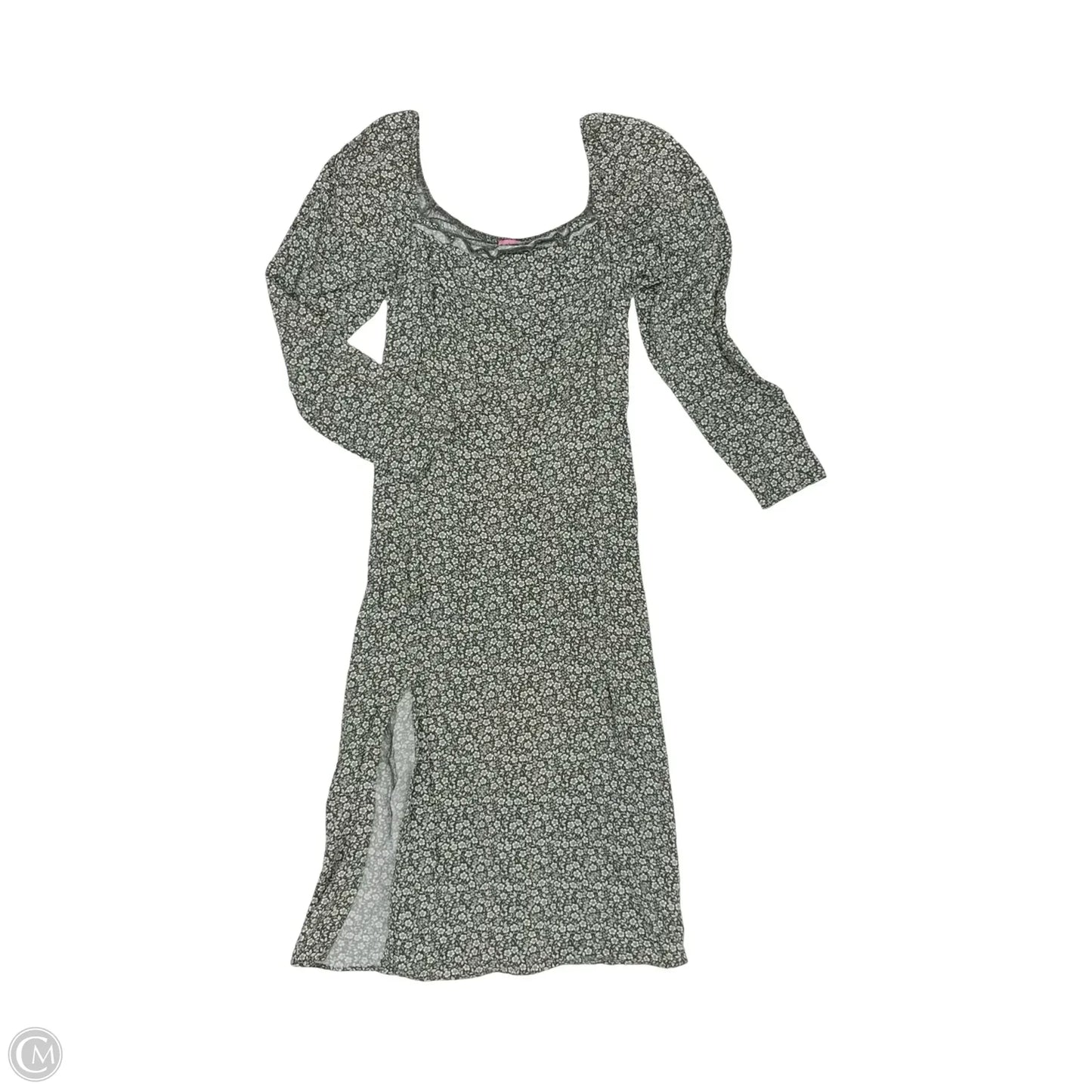 Dress Party Midi By Miami In Green, Size: M