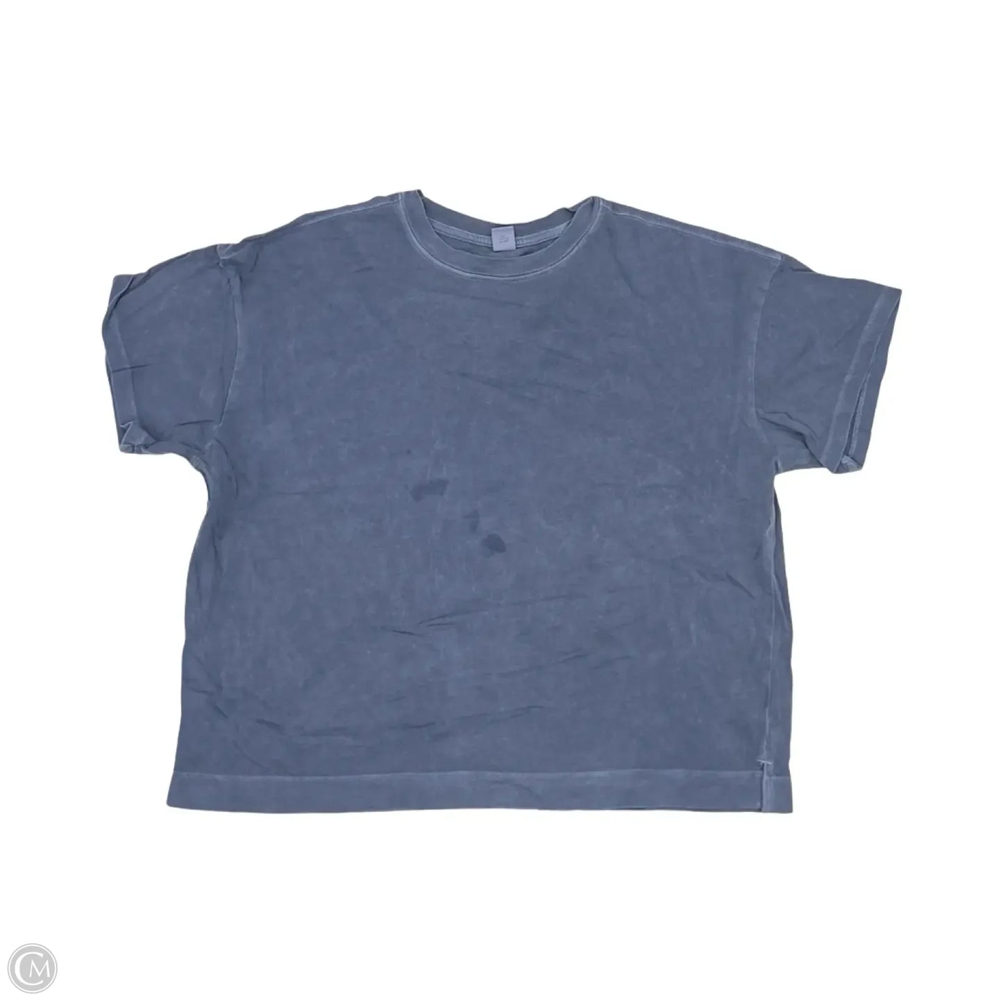 Top Short Sleeve Basic By Old Navy In Blue, Size: L