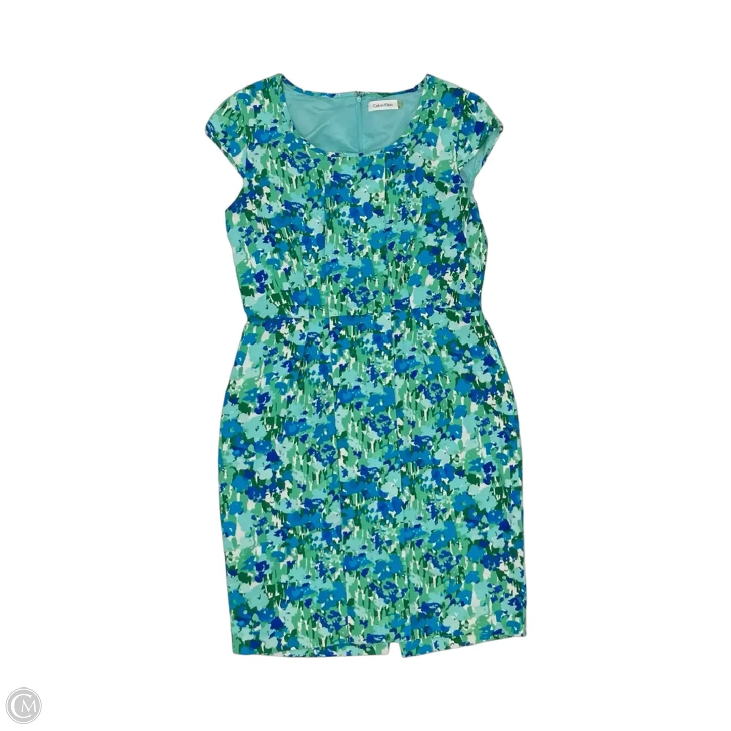 Dress Party Short By Calvin Klein In Grey, Size: 6