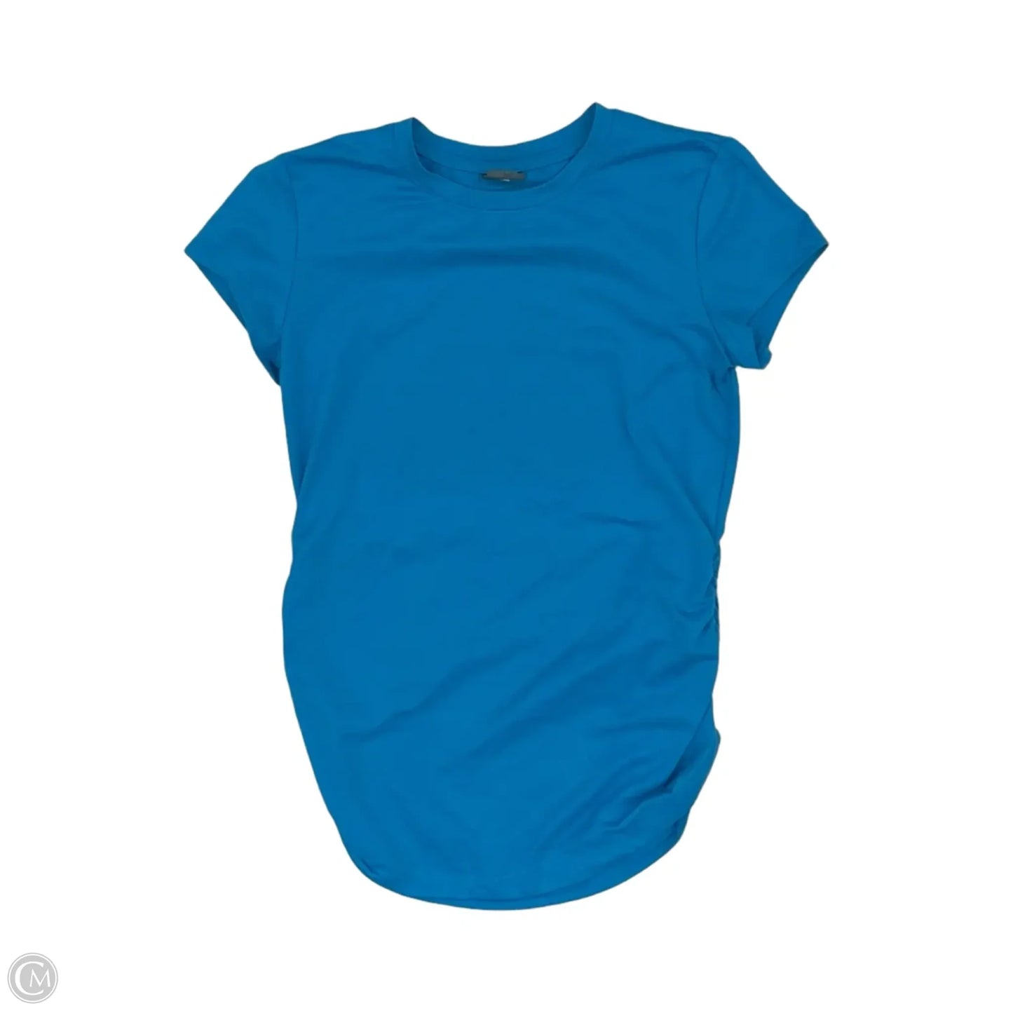 Athletic Top Short Sleeve By Calia In Blue, Size: Xs