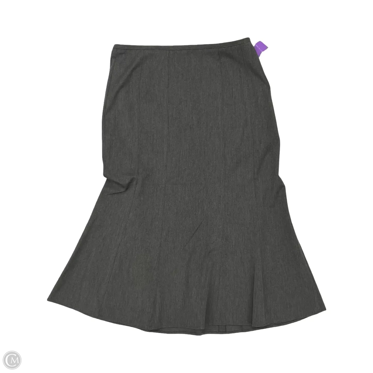 Skirt Midi By Charter Club In Grey, Size: 14p