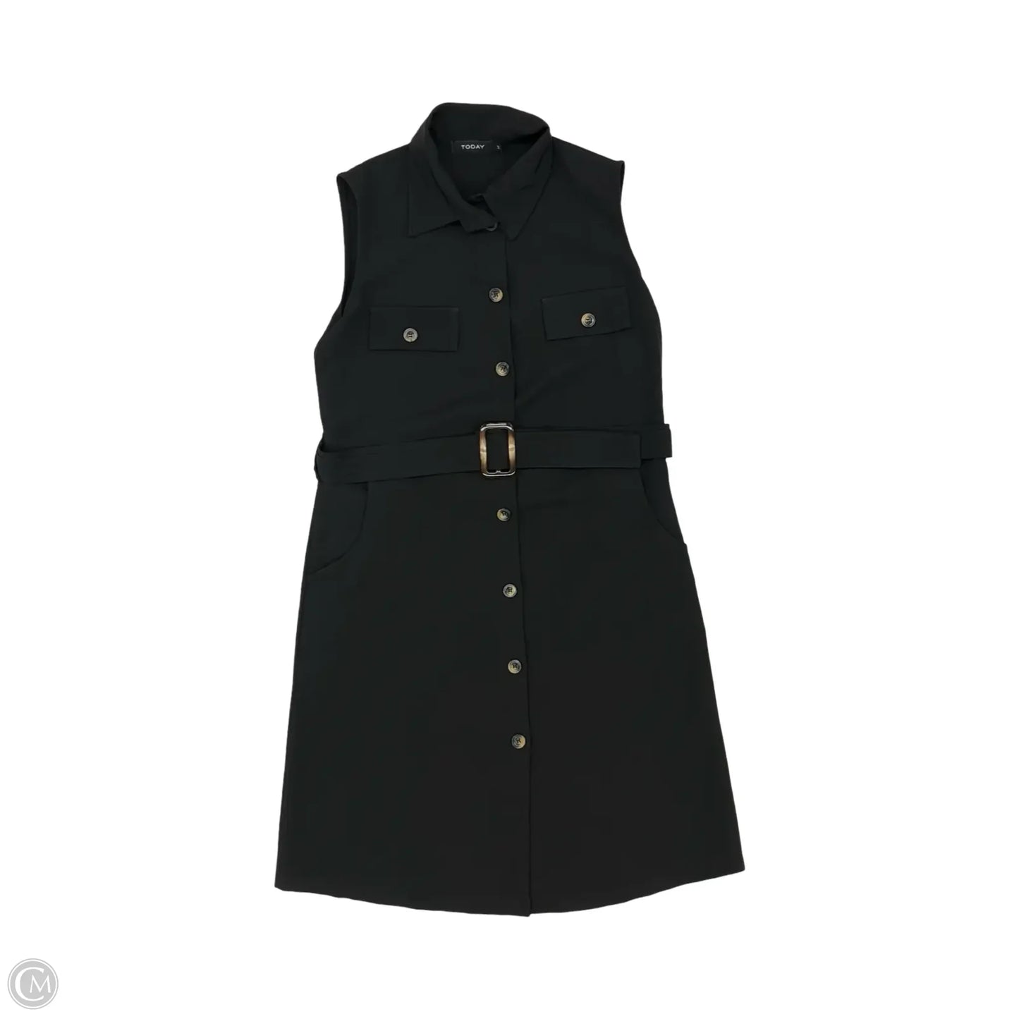 Dress Casual Short By Clothes Mentor In Black, Size: M