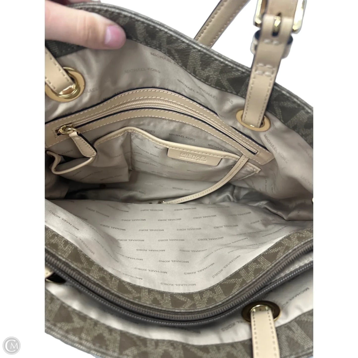 Handbag Designer By Michael Kors, Size: Medium