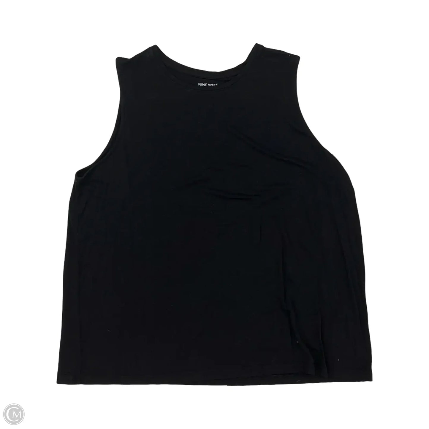 Top Sleeveless By Nine West In Black, Size: Xxl