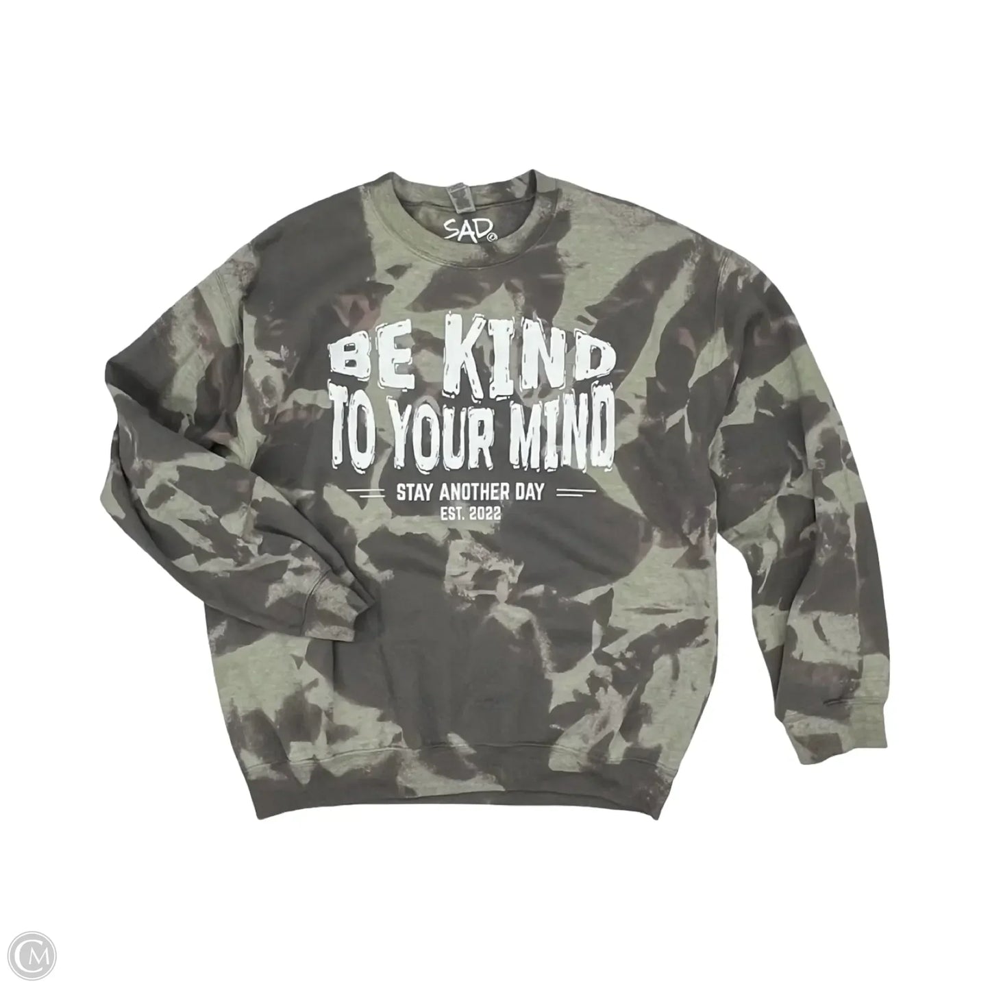 Sweatshirt Crewneck By Gildan In Green, Size: L