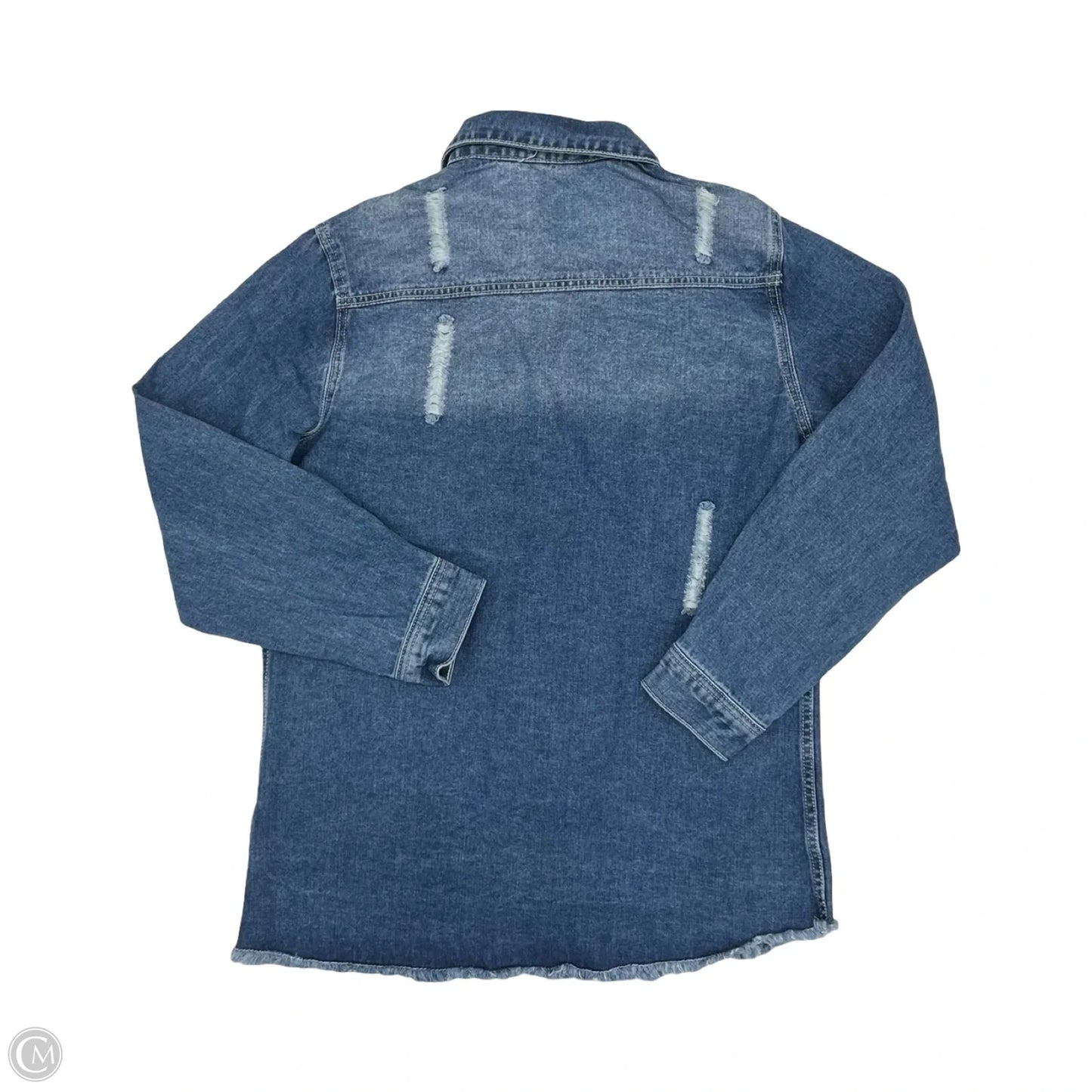 Jacket Denim By Dokotoo In Blue Denim, Size: L