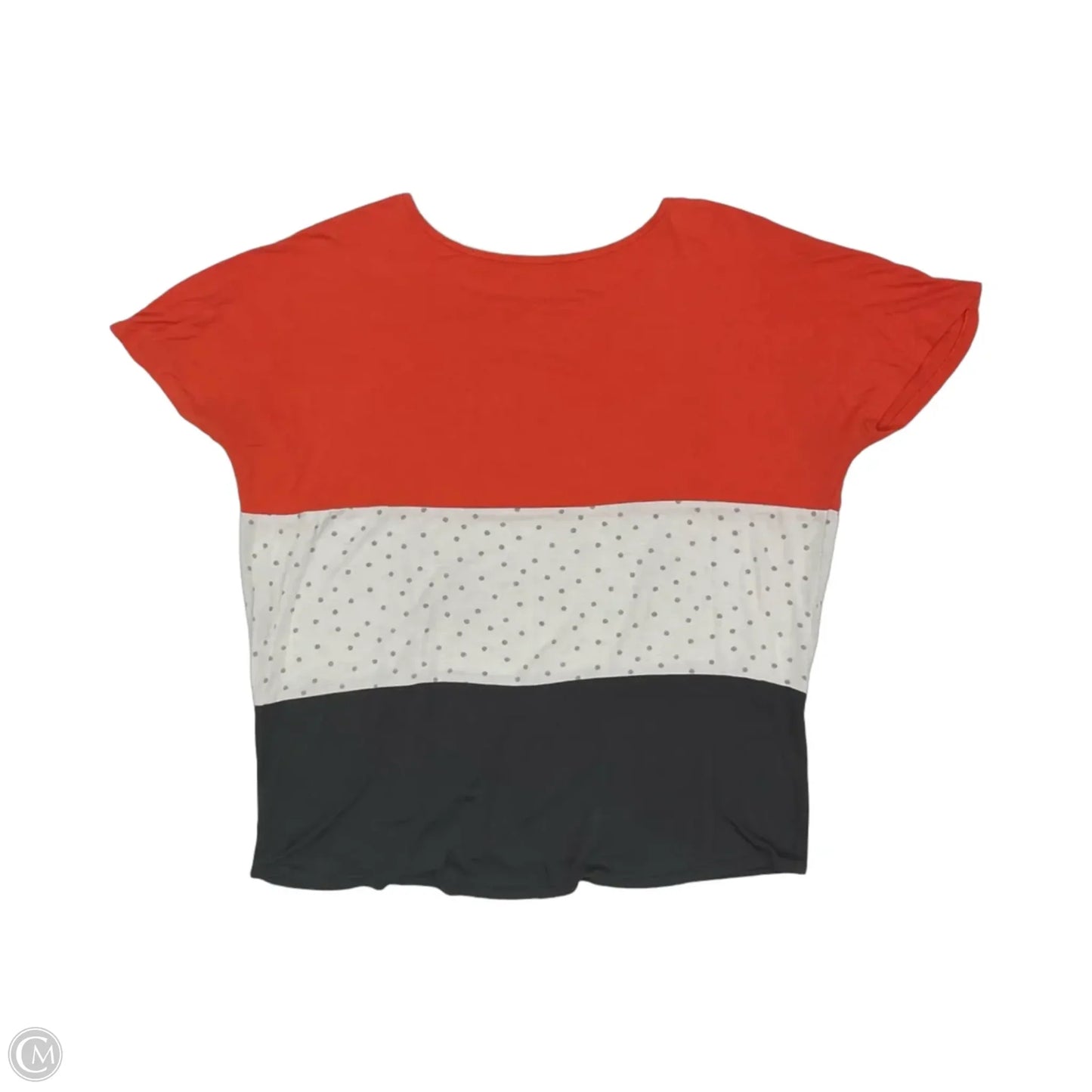 Top Short Sleeve By Maurices In Orange, Size: L