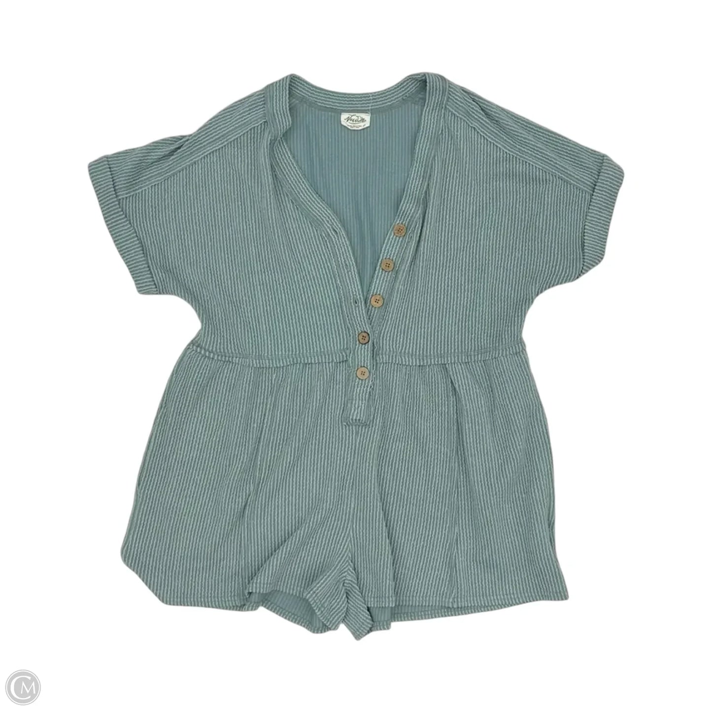 Romper By Clothes Mentor In Blue, Size: M