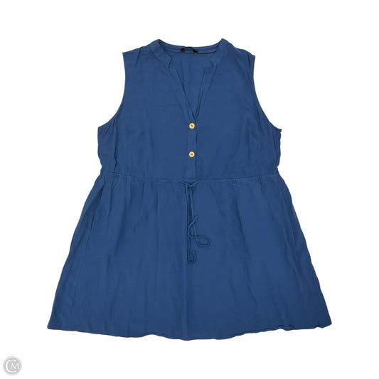 Dress Casual Short By Bloomchic In Blue, Size: 22