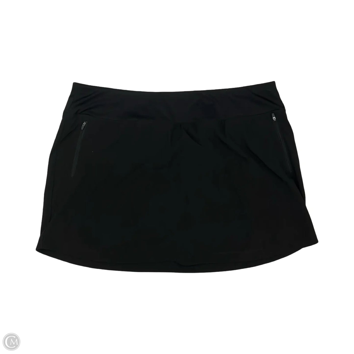 Athletic Skort By Mta Sport In Black, Size: 3x