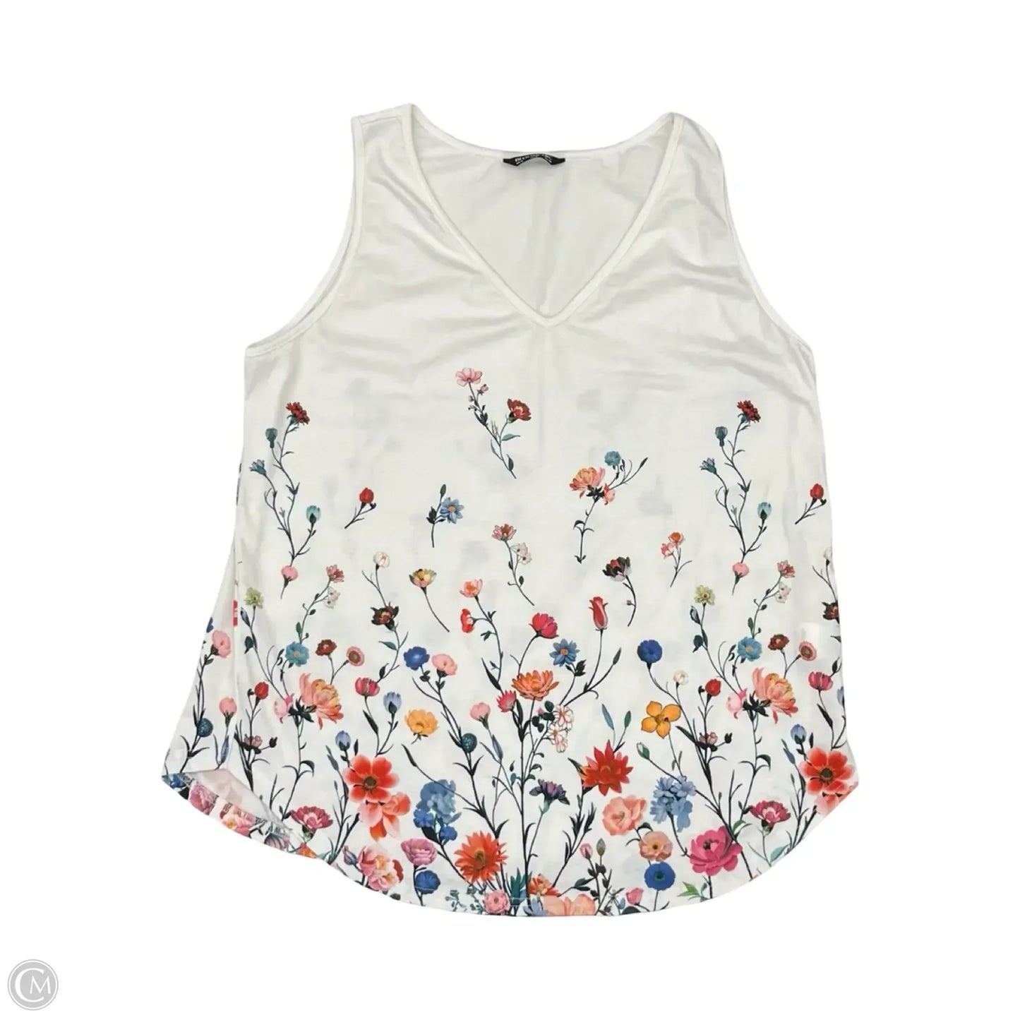 Top Sleeveless By Bloomchic In White, Size: L
