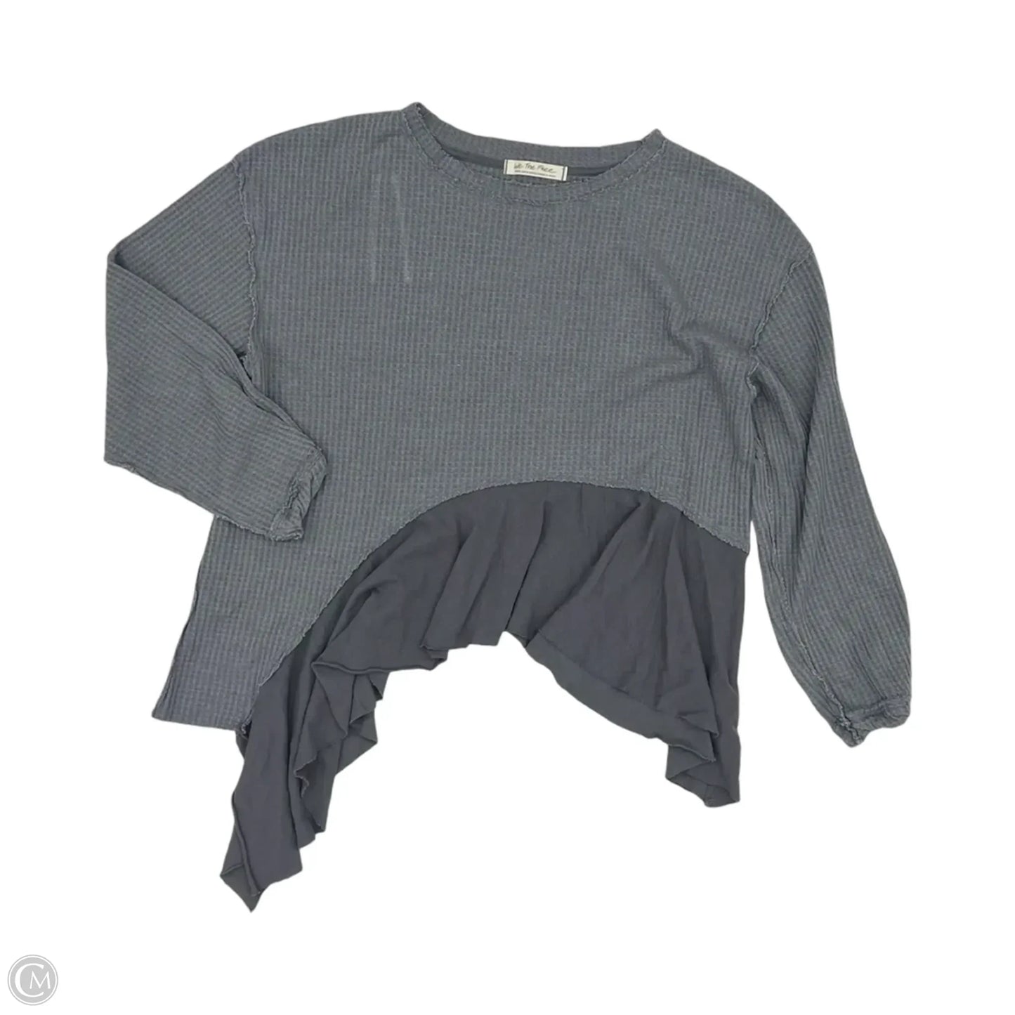 Top Long Sleeve By We The Free In Grey, Size: S