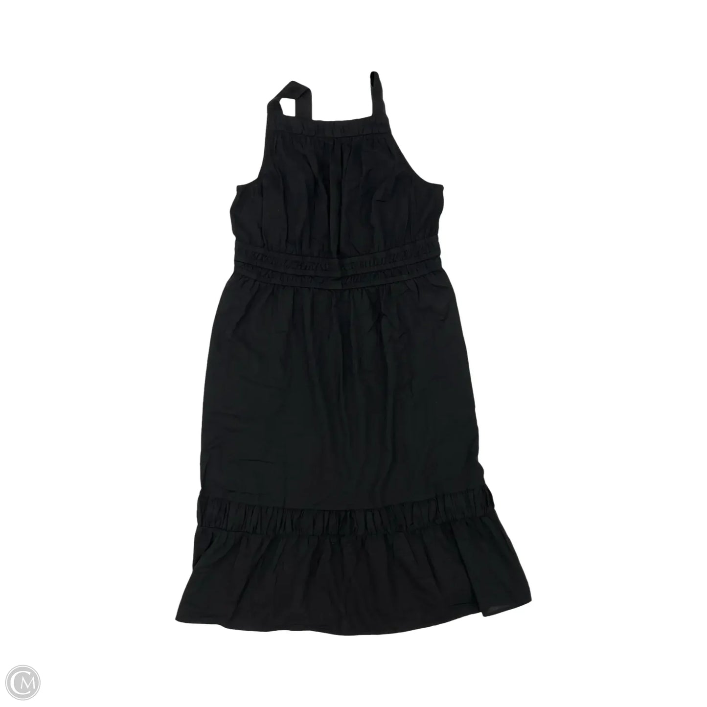 Dress Casual Midi By Time And Tru In Black, Size: Xl