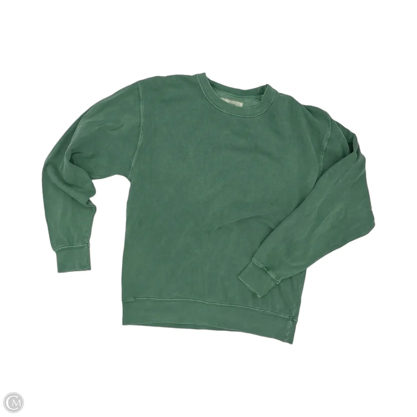 Sweatshirt Crewneck By Clothes Mentor In Green, Size: S