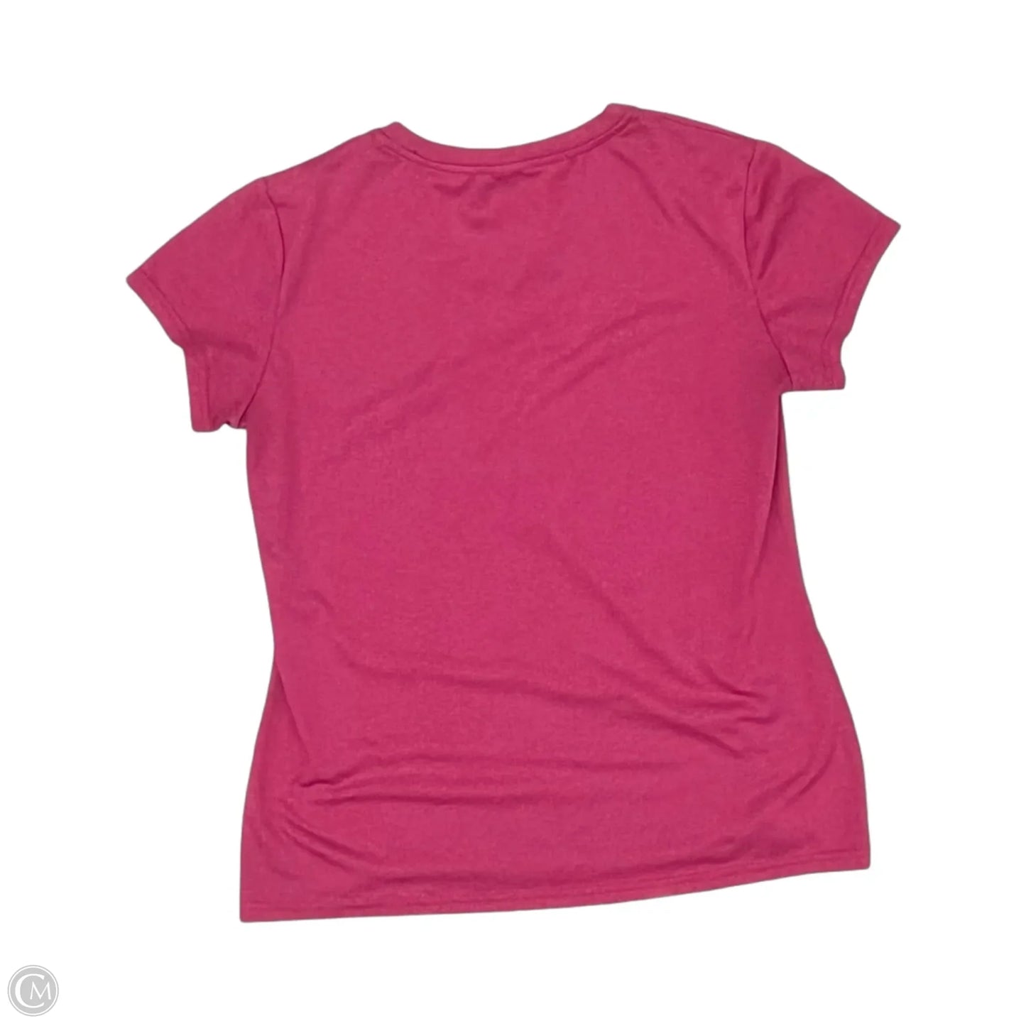 Athletic Top Short Sleeve By Champion In Pink, Size: M