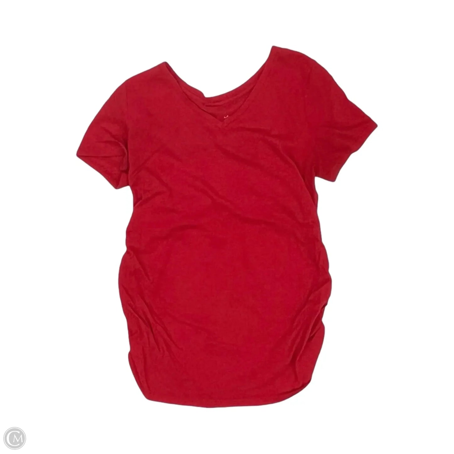 Top Short Sleeve By Ingrid & Isabel In Red, Size: S