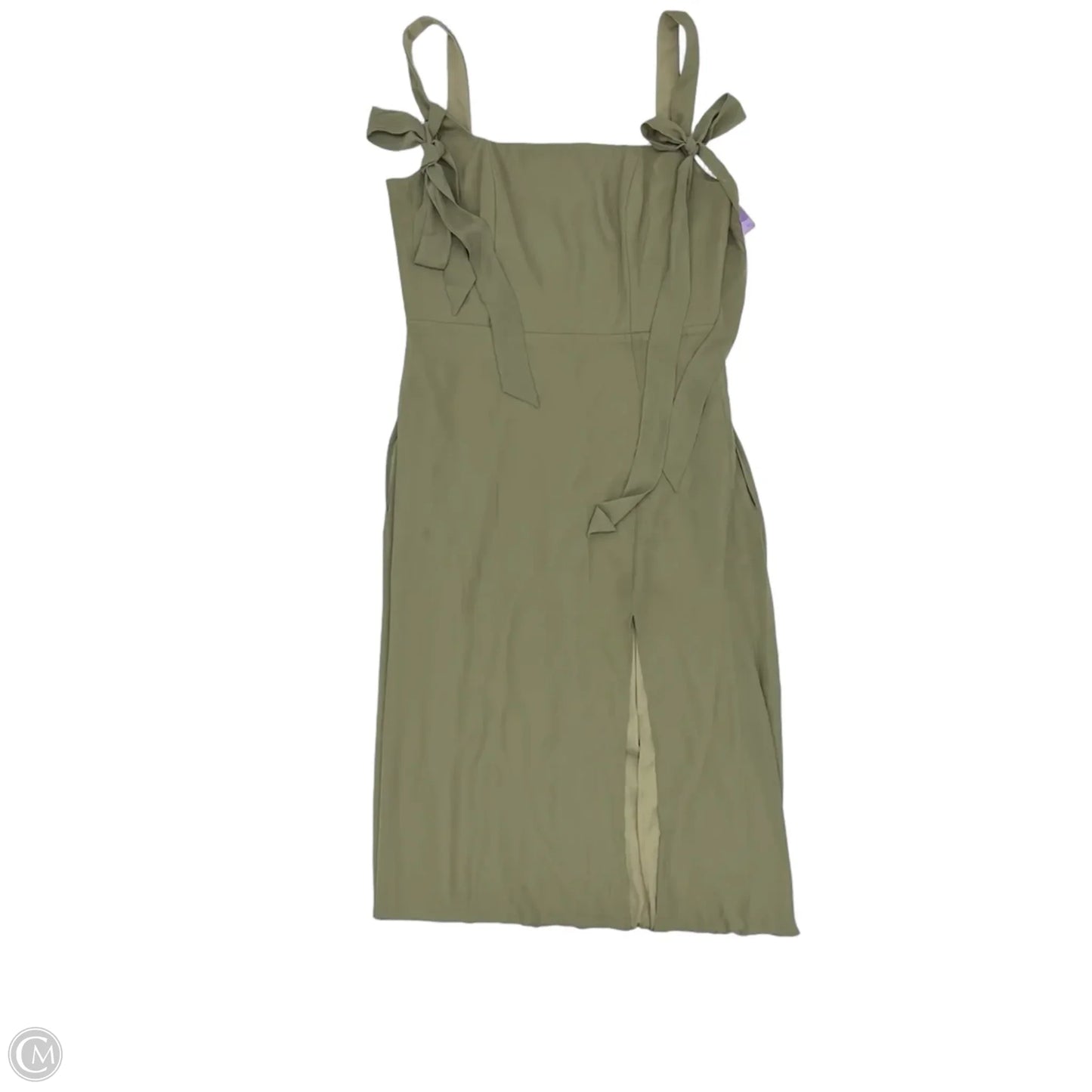 Dress Party Long By Clothes Mentor In Green, Size: L