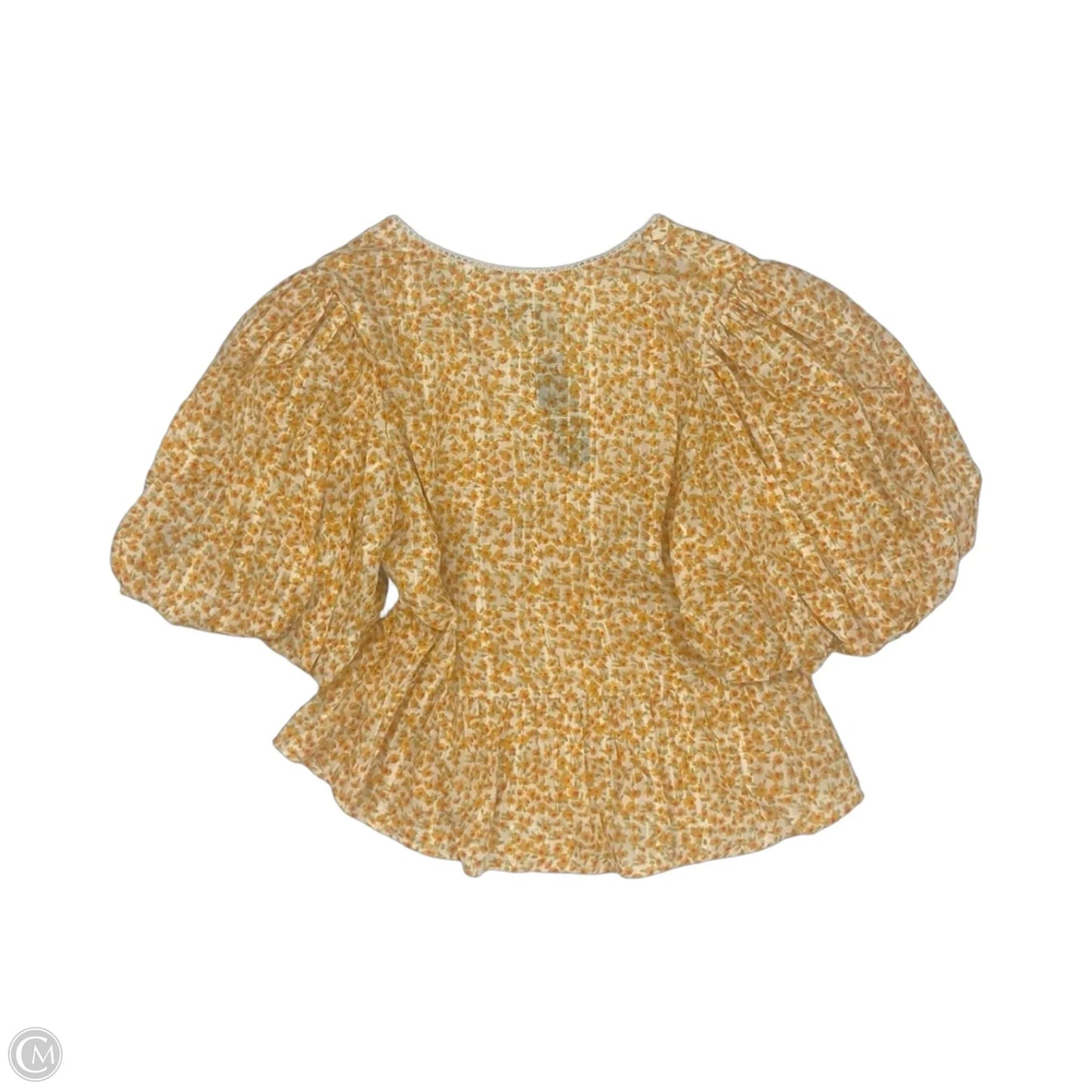 Blouse Short Sleeve By Habitual In Orange, Size: L