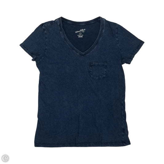 Top Short Sleeve Basic By Universal Thread In Blue, Size: S