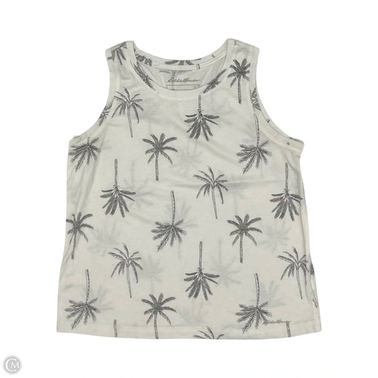 Top Sleeveless By Eddie Bauer In White, Size: S
