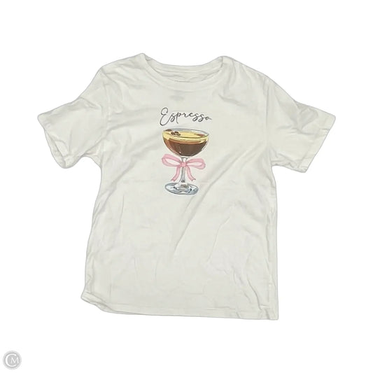 Top Short Sleeve By State Of Mine In White, Size: Xs