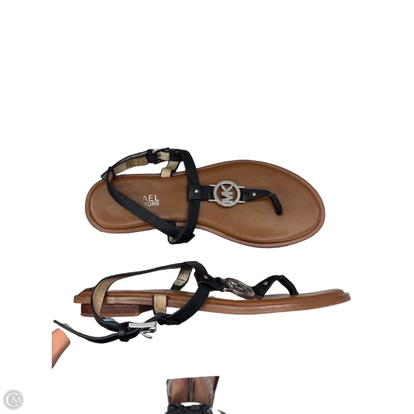 Sandals Designer By Michael Kors In Black, Size: 7