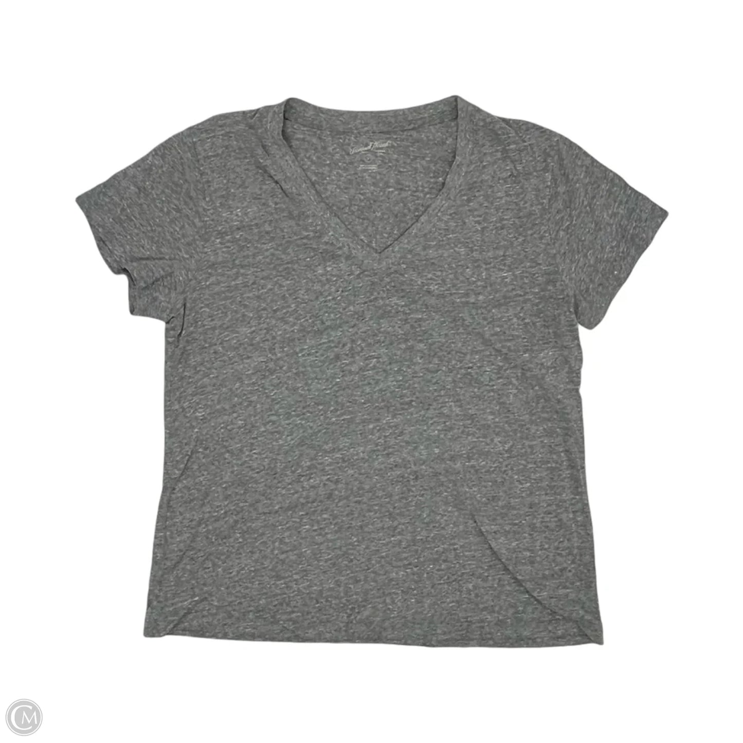 Top Short Sleeve Basic By Universal Thread In Grey, Size: L