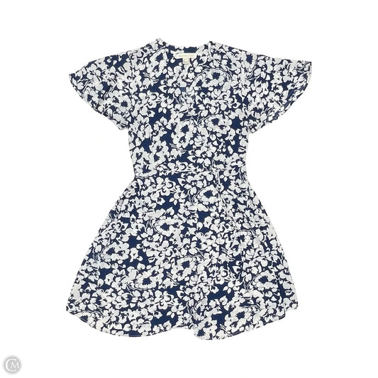 Dress Party Short By Monteau In Blue & White, Size: L