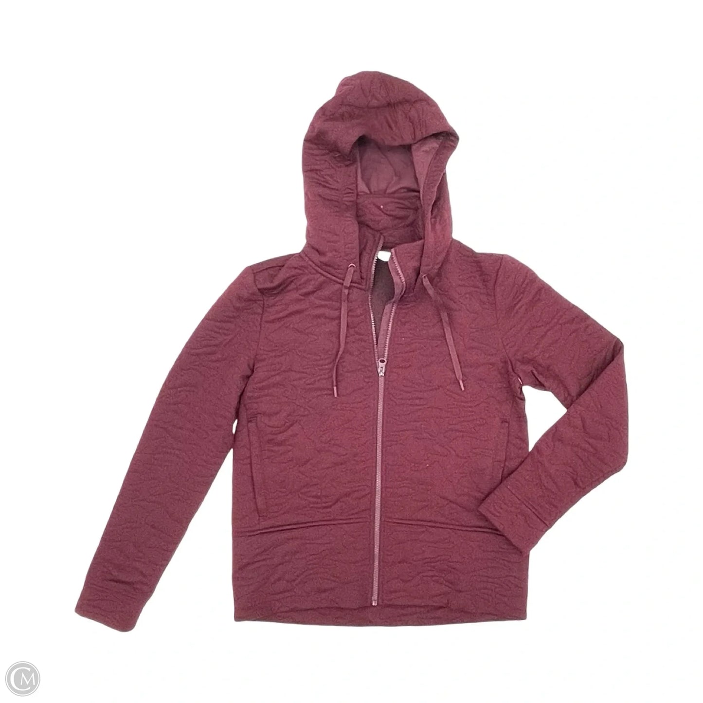Sweatshirt Hoodie By Dsg Outerwear In Maroon, Size: Xs