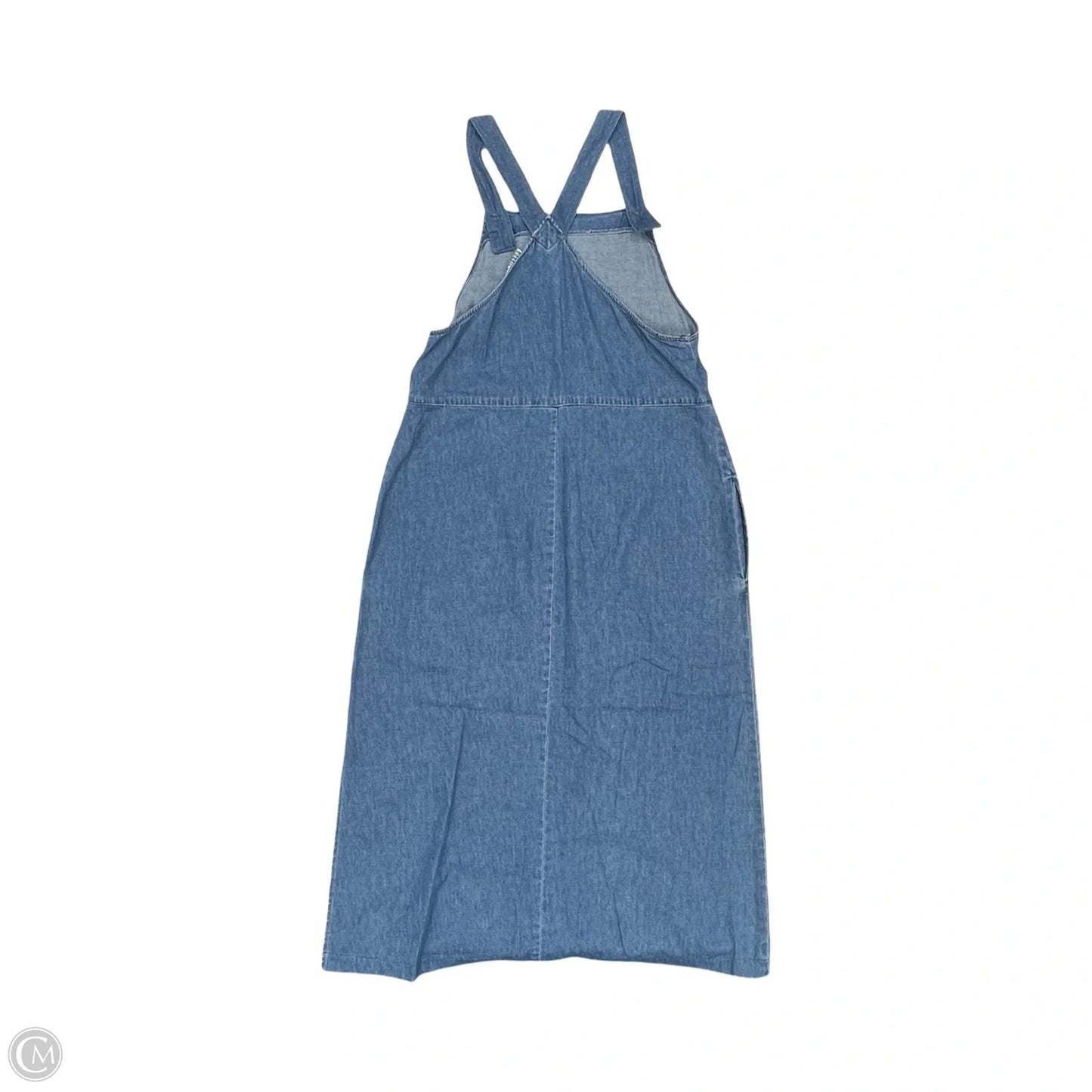 Dress Casual Midi By Robbie Bee In Blue Denim, Size: 6