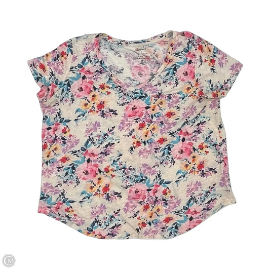 Top Short Sleeve By Torrid In Floral Print, Size: 1x