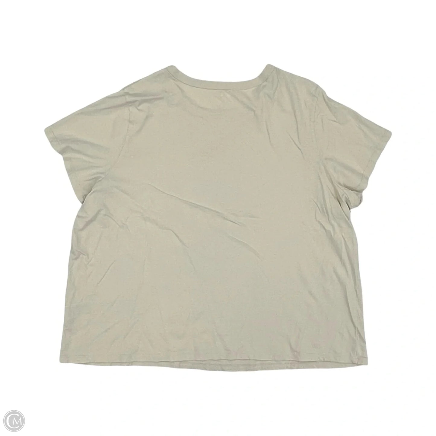 Top Short Sleeve By Old Navy In Cream, Size: Xxl
