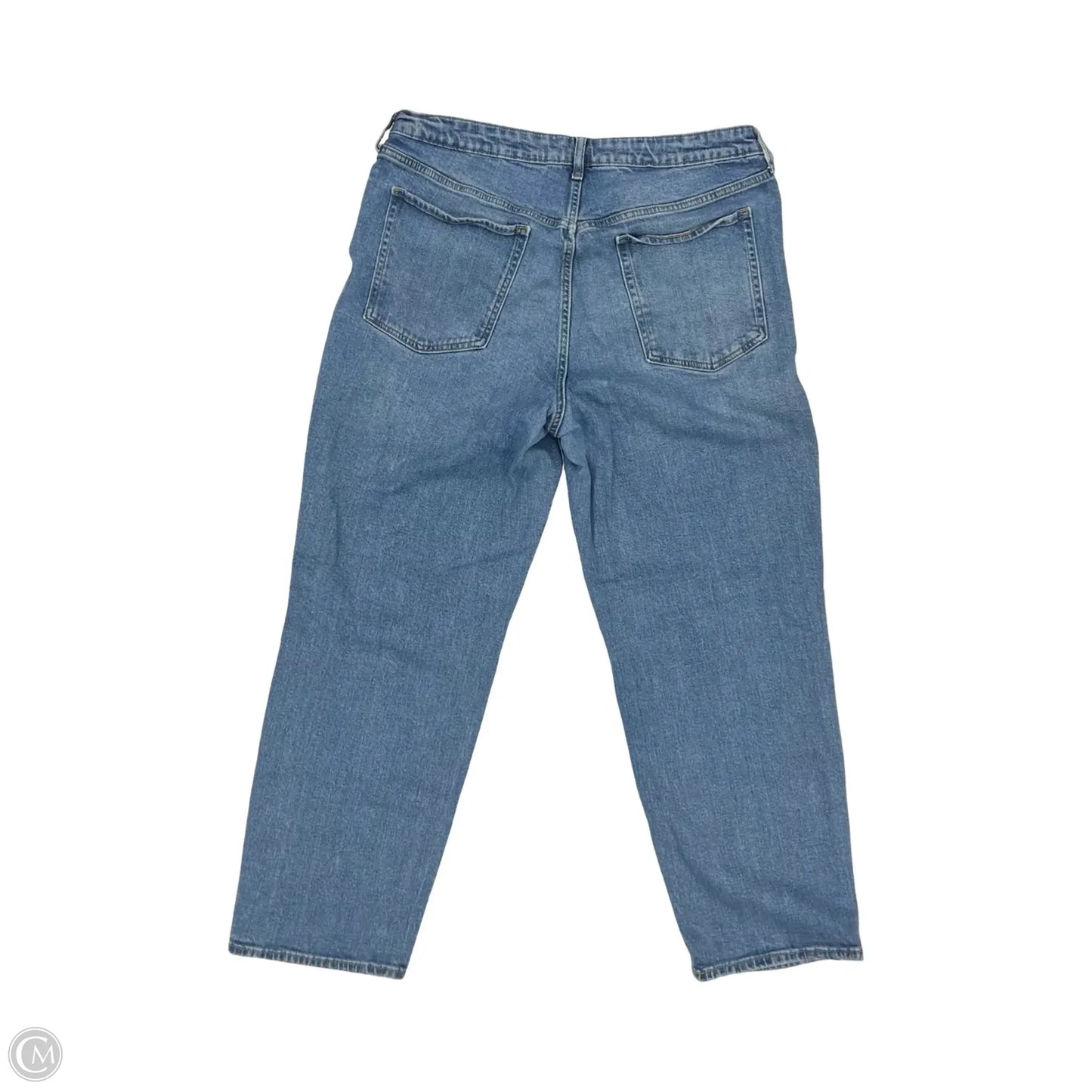Jeans Straight By Old Navy In Blue Denim, Size: 18