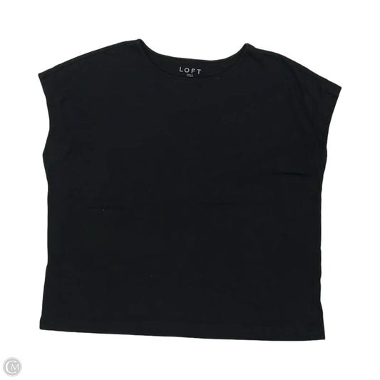 Top Sleeveless By Loft In Black, Size: Xl