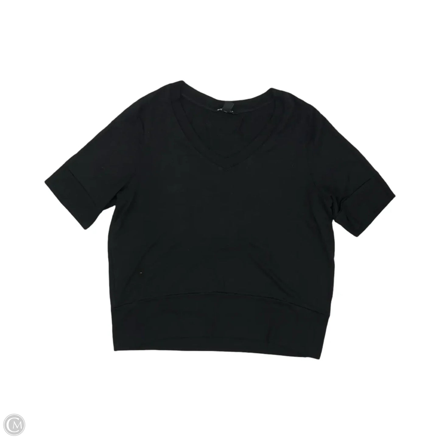 Top Short Sleeve By Athleta In Black, Size: Xl