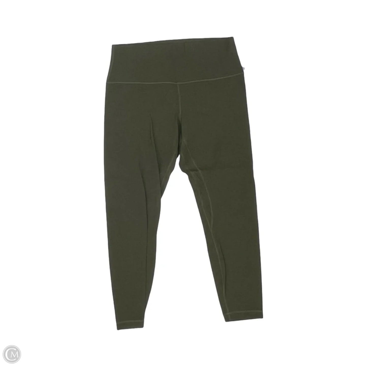 Athletic Leggings By Lululemon In Green, Size: L